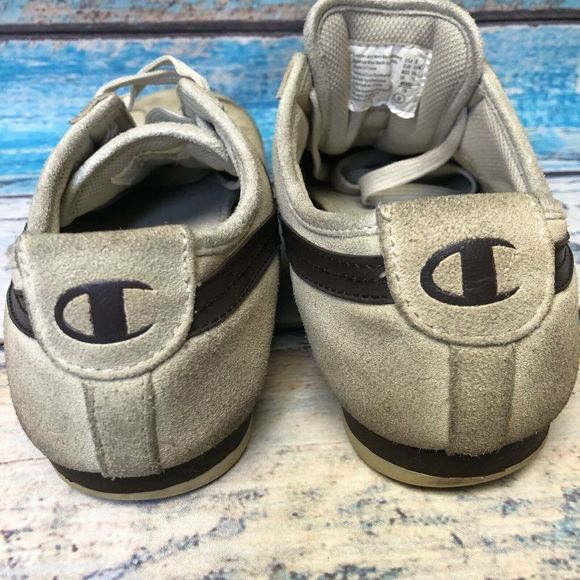 MENS CHAMPION Shoes Tan SIZE US 9 Eur 41.5 UK 7.5 - Picture 7 of 8